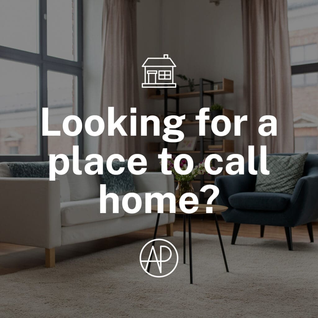 Looking for a place to call home