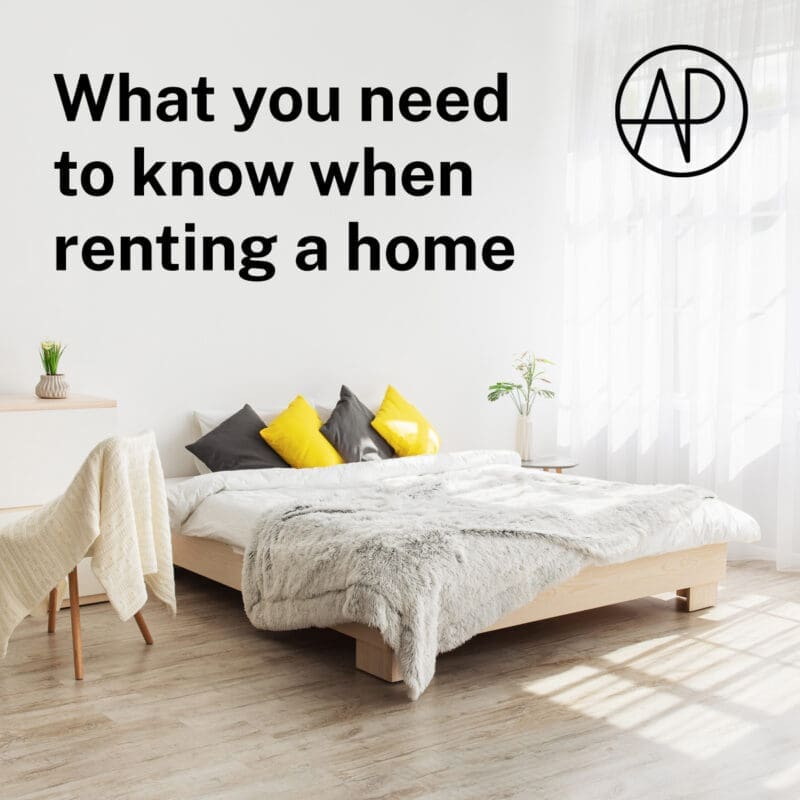 Renting a home