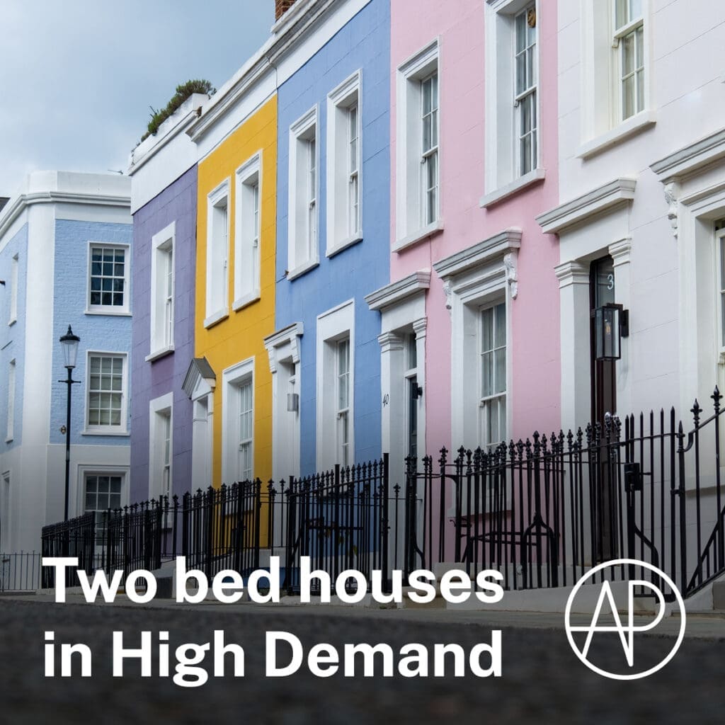 Two bedroom houses in high demand